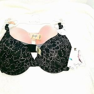 New 2 Pack T-Shirt Bras Jessica Simpson 34C